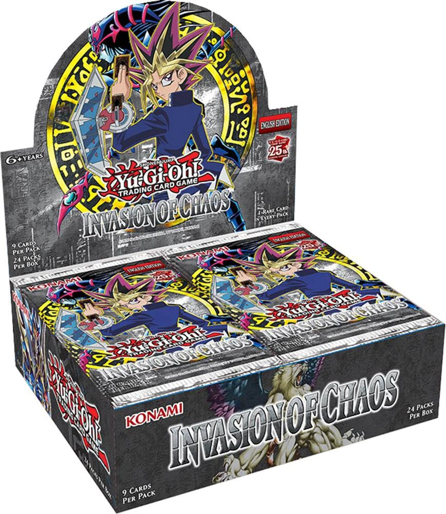 Chaos Invasion Unleashed Yu-Gi-Oh 25th Anniversary Box Get Ready for Epic Card Battles