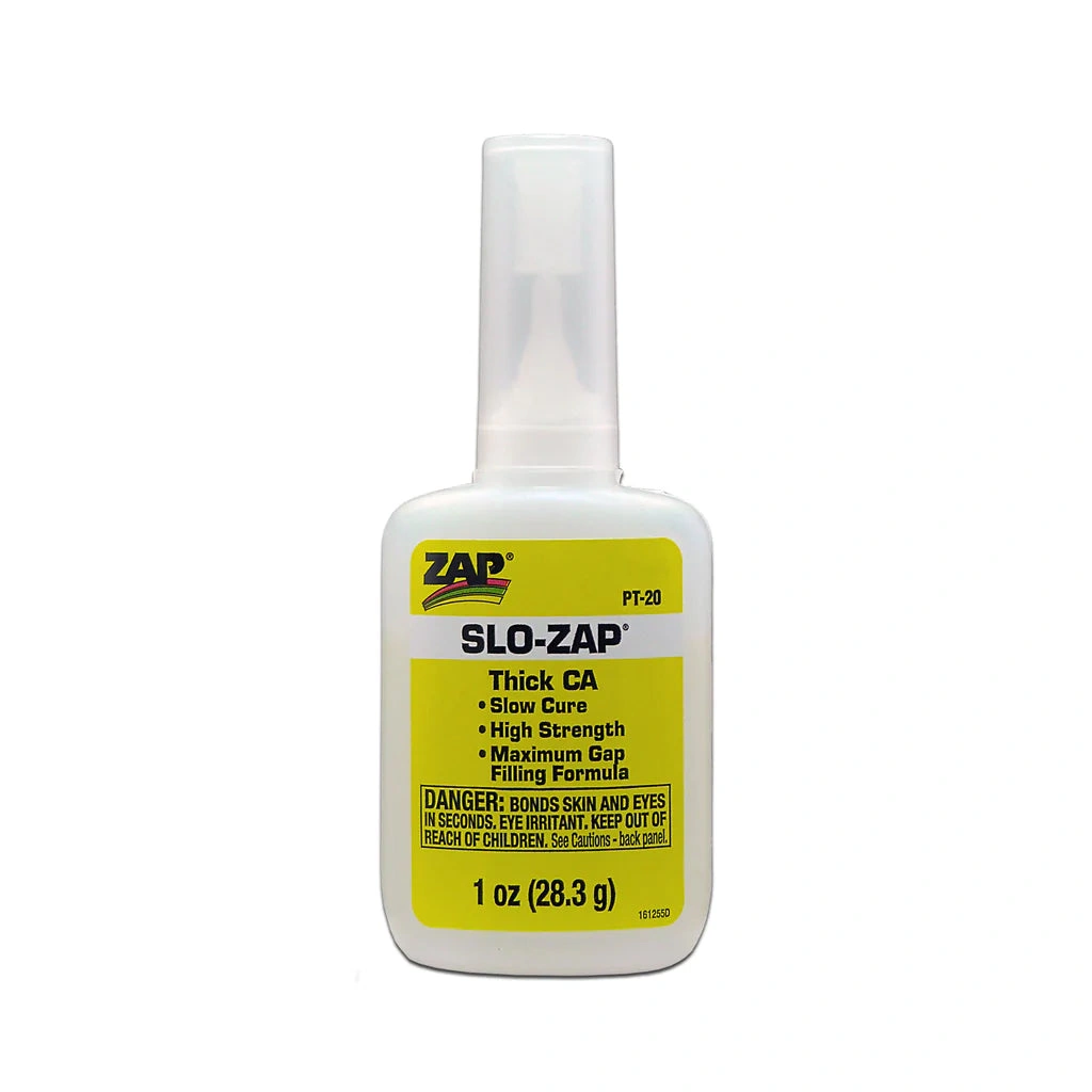 Zap CA: Thick, Yellow, and Ready to Bond - Slo-Zap's Ultimate Glue!